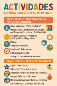 Actividades de Sto Tomás de Aquino 2026